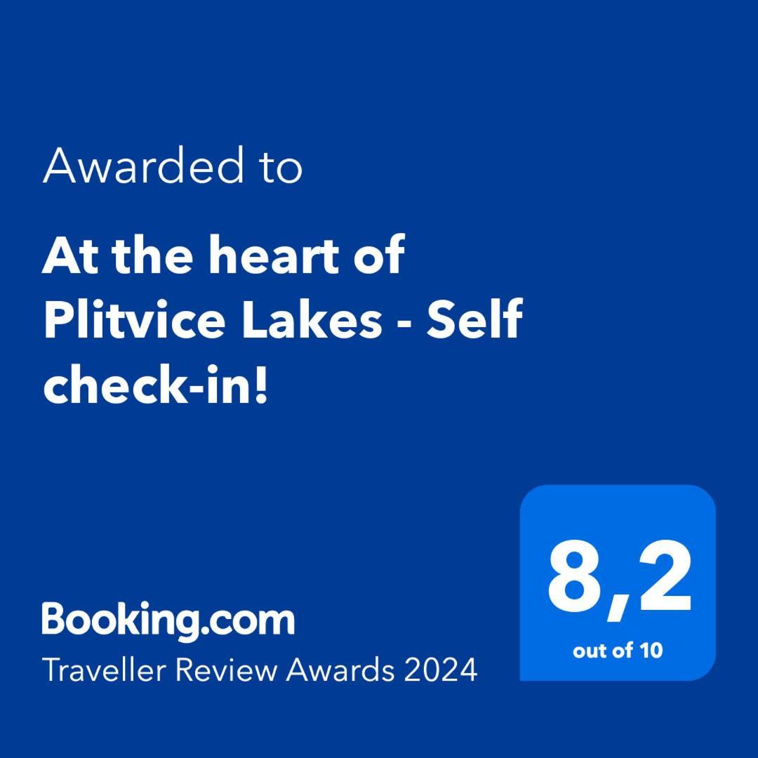 Апартаменты At The Heart Of Plitvice Lakes - Self Check-In! Плитвицкие озёра Экстерьер фото